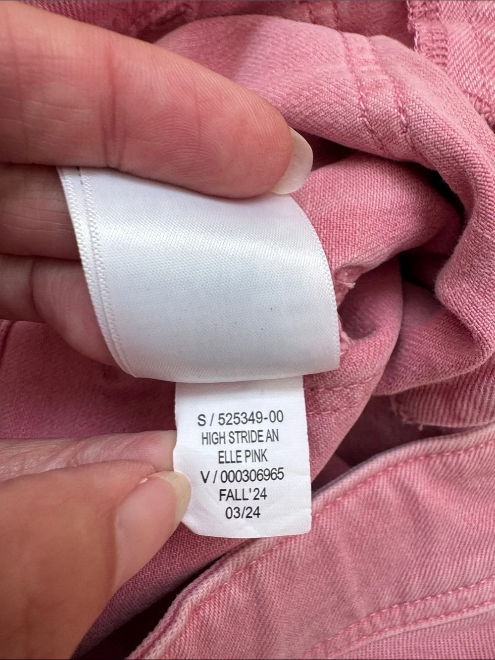 GAP Kids High Stride Ankle Jeans in Pink